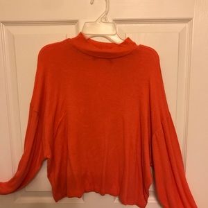 Orange sweater